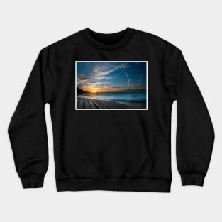 Sheringham beach Crewneck Sweatshirt